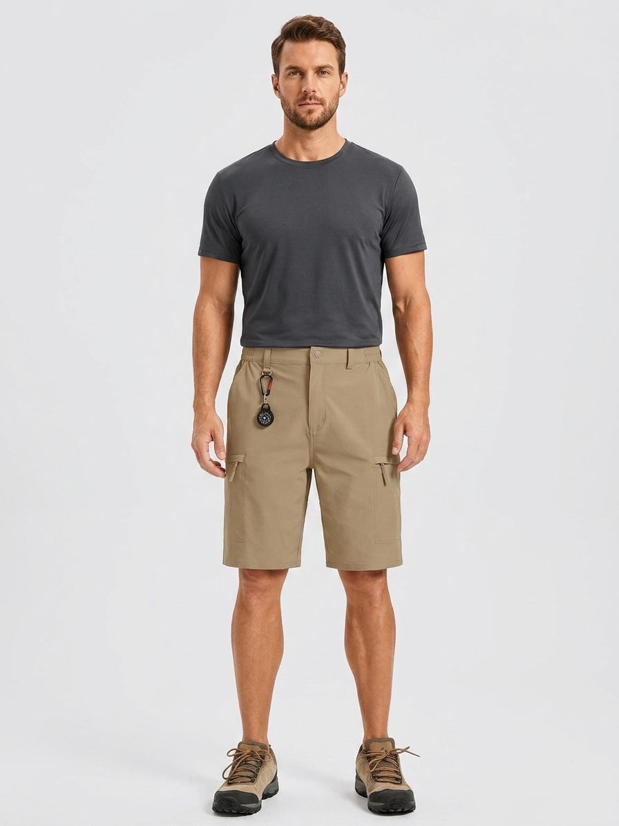 Multi-Pocket Utility Shorts